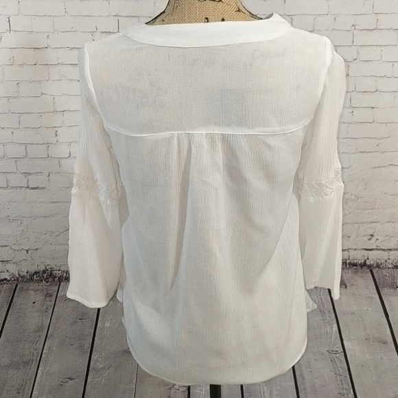 Maurices White Lace Romantic Blouse - Picture 2 of 5
